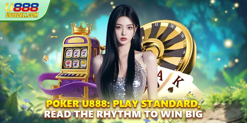 Poker U888: Play Standard, Read The Rhythm To Win Big