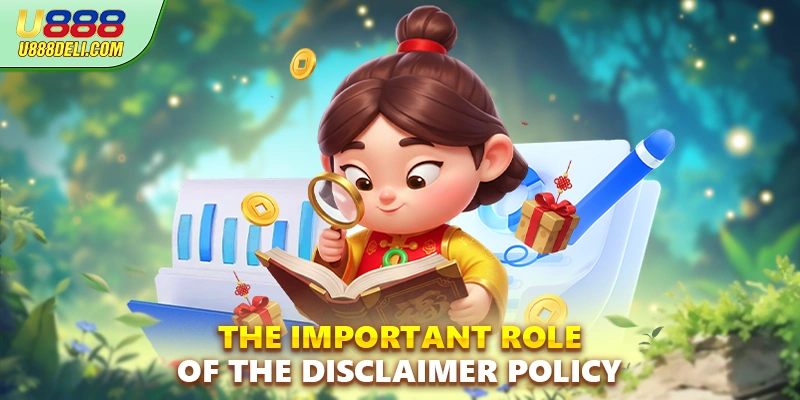 The important role of the disclaimer policy